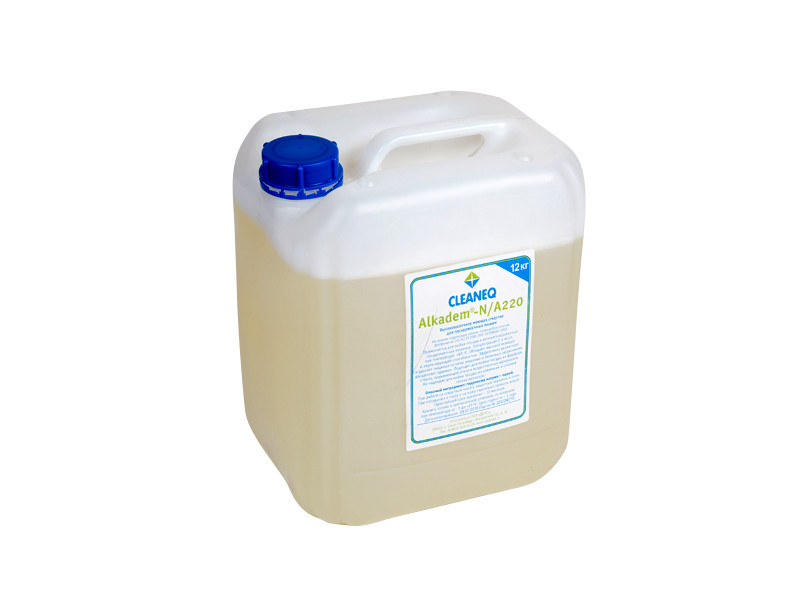 105193565_zhidkoe-vysokoschelochnoe-moyuschee Жидкое высокощелочное моющее ср-во т.м. CLEANEQ серии Alkadem N/A220 для посудом. машин, 12 кг