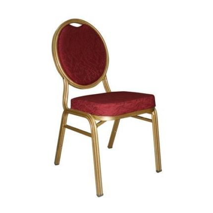 Стул LC-116 золот./бордо