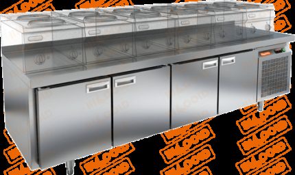 Стол охлаждаемый под тепловое оборудование HICOLD GN 1111/TN LT